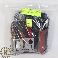 BAG OF POCKET KNIVES