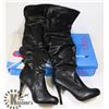 Image 1 : NEW BLACK FASHION KNEE HIGH BOOTS BAILEY 01