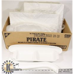 WHITE 6 PIECE APPETIZER SERVING TRAY