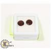 Image 1 : #45-RED GARNET MATCHING PAIR 4 CT