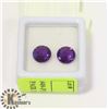 Image 1 : #49-PURPLE AMETHYST MATCHING PAIR 3.5 CT