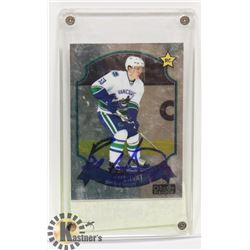 BO HORVAT AUTOGRAPHED VANCOUVER CANUCKS CARD,