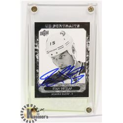 RYAN GETZLAF AUTOGRAPHED ANAHEIM DUCKS CARD,