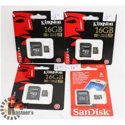 LOT OF MICRO USB STICKS - 16GB AND 8GB.