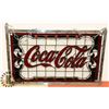 Image 1 : COCA COLA STAINED GLASS SIGN