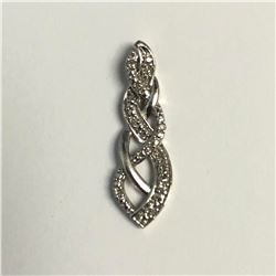 SILVER DIAMOND PENDANT