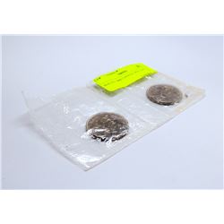 LOT OF 2 SEALED 1968 CANADA DOLLARS