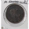 Image 1 : 1871 PRINCE EDWARD ISLAND ONE CENT COIN.