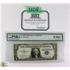 Image 1 : PMG GRADED UNC 1957-B SILVER CERTIFICATE