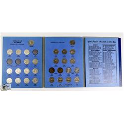 CANADIAN FIVE CENT COLLECTION 1922-1960