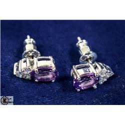 AMETHYST SILVER EARRINGS