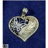 Image 1 : 10K GOLD "I LOVE MOM" PENDANT