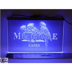 NEW BLUE NEON JIMMY BUFFETTS MARGARITAVILLE