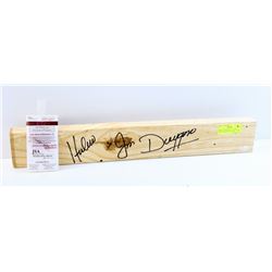 WWE LEGEND HACK SAW JIM DUGGAN SIGNED 2X4 WITH