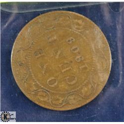 1909 CANADIAN LARGE PENNY
