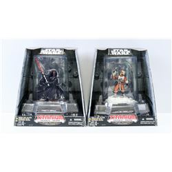 LOT OF 2 STAR WARS TITANIUM DIE CAST FIGURES.