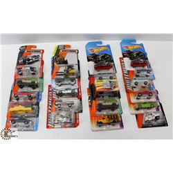 FLAT OF ASSORTED MATCHBOX & HOTWHEELS.