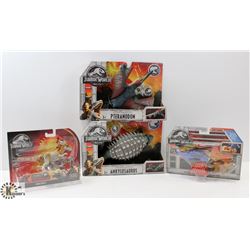 LOT OF ASSORTED JURASSIC WORLD TOYS.