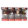 Image 1 : LOT OF 4 STAR WARS BOBBLE HEADS.