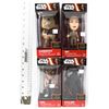 Image 1 : LOT OF 4 STAR WARS BOBBLE HEADS.
