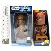 Image 1 : LOT OF 2 STAR WARS BOBBLE HEADS.