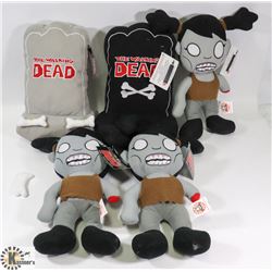 BOX OF WALKING DEAD PLUSH.