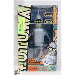 FUTURAMA TALKING BENDER FIGURE.