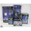 Image 1 : BOX OF ASSORTED DOCTOR WHO COLLECTIBLES.