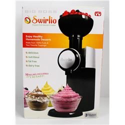 BIG BOSS SWIRLIO FROZEN FRUIT DESSERT MAKER