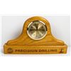 Image 1 : WOOD MANTLE CLOCK, (PRECISION DRILLING )