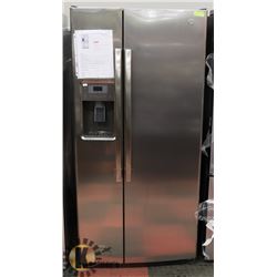 GE STAINLESS STEEL 23.2 CU FT SIDE BY SIDE FRIDGE