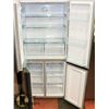 Image 2 : HAIER 4 DOOR STAINLESS STEEL 16.4 CUFT FRIDGE W/