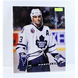 NHL TORONTO MAPLE LEAFS DOUG GILMOUR SIGNED