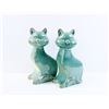 Image 1 : PAIR OF 12" CAT VASES