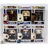 Image 1 : LOT OF 6 ASSORTED FUNKO POP VINYL FIGURES.