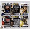 Image 1 : LOT OF 6 ASSORTED FUNKO POP VINYL FIGURES.