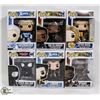 Image 1 : LOT OF 6 ASSORTED FUNKO POP VINYL FIGURES.