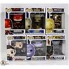 Image 1 : LOT OF 6 ASSORTED FUNKO POP VINYL FIGURES.