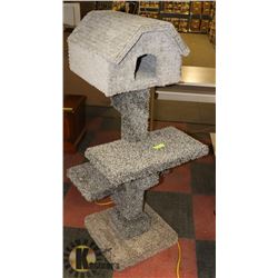 54" CAT HOUSE TWO TONED WITH THREE TIERS.