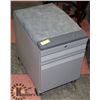 Image 1 : METAL OFFICE DRAWERS; ONE SMALL DRAWER ON TOP AND