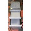 Image 2 : METAL OFFICE DRAWERS; ONE SMALL DRAWER ON TOP AND
