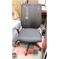 NEW BLACK FABRIC MESH BACK HYDRAULIC LIFT OFFICE