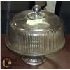 Image 1 : LIDDED GLASS CAKE SERVER
