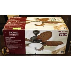 NEW IN BOX 44" PALMCOVE OUTDOOR CEILING FAN
