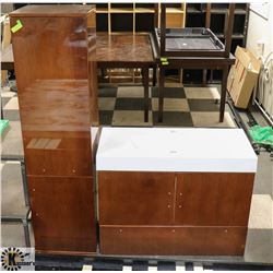 NEW VANITY WITH SINK (39"X18"X30.5") AND LINEN