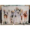 Image 1 : LARGE HORSE CANVAS.
