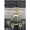 Image 1 : VINTAGE 2 TONE GOLD TRIM DECANTER SET