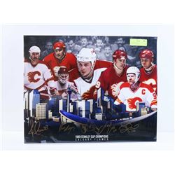 NHL 1989 CHAMPIONS CALGARY FLAMES 16X20 PHOTO