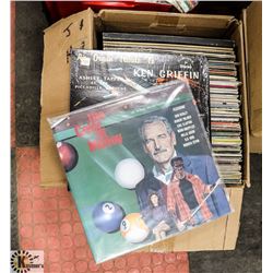 BOX OF ASSORTED RECORDS