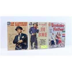 THREE PHOTO COVER COMICS FROM 1950'S-60'S